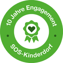 10 Jahre SOS-Kinderdorf Treuesiegel